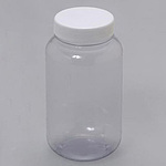 넓은 입 폴리 용기 (클리어) Ø91.5x180mm/1000mL EA508AF-49 시리즈