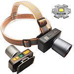 LCD Display LED 충전식 헤드랜턴 (D2100)