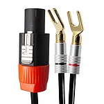 국산 블랙 50C 콤보 스피콘 to 말굽 케이블 10M (ML-B5SM10)
