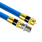 국산 골드 고급형 RF 안테나 블루 5C 연장 동축 케이블 2M MLZ-GRAB020
