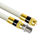 국산 골드 고급형 RF 안테나 5C 연장 동축 케이블 (2M/화이트) (MLZ-GRAW020)