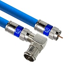 국산 고급형 RF 안테나 5C 꺾임 동축 케이블 (2M/블루) (MLZ-RLB020)