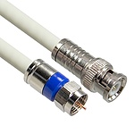 국산 고급형 BNC to RF 5C 동축 케이블 (5M/화이트) (MLZ-WBR050)