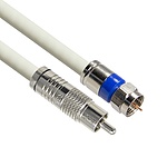 국산 고급형 RCA to RF 5C 동축 케이블 (5M/화이트) (MLZ-WCR050)