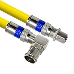 국산 고급형 RF 안테나 5C 꺾임 연장 동축 케이블 (2M/옐로우) (MLZ-RLAY020)