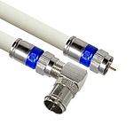 국산 고급형 RF 안테나 5C 꺾임 동축 케이블 (3M/화이트) (MLZ-RLW030)