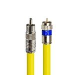 국산 RCA to RF 5C 동축 케이블 (5M/옐로우) (HT-ZYCR050)
