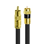 국산 RCA to RF 동축 케이블 (블랙/30M) (HT-ZGCR300)