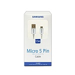 USB-A 2.0 to Micro 5핀 고속 충전케이블 (화이트/1.5m)