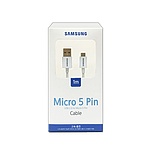 USB-A 2.0 to Micro 5핀 고속 충전케이블 (화이트/1m)