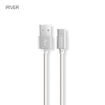 USB-A 2.0 to Type-C 고속 충전케이블, 메탈, IHC-M20C (실버/2m)