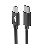 Type-C to Type-C 고속 충전케이블, TC-43 (블랙/0.15m)