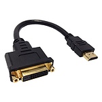 DVI-D to HDMI F/M 변환케이블, ML-H017 (블랙/0.15m)