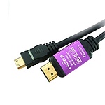 HDMI to Mini HDMI 1.4 변환케이블, 한쪽 퍼플메탈, ML-HM050 (5m)
