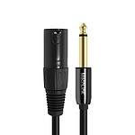 XLR 캐논 to 5.5(6.3) 모노 마이크 케이블 10M (ML-X6M100)