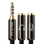 4극 3.5 스테레오 Y 케이블 0.2M (ML-S4YH015)
