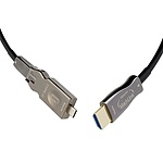 Type-C 3.1 to HDMI 2.1 광케이블, 배관용 한쪽 분리형 멀티소켓, ML-UC3H30 (30m)
