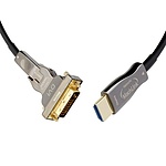 DVI-D 듀얼 to HDMI 2.0 광케이블, 배관용 한쪽 분리형 멀티소켓, ML-DV6H20 (20m)