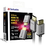 HDMI 2.1 케이블, 골드메탈, 66319 (2m)