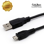 USB-A 2.0 to Micro 5핀 충전케이블, CM1744 (블랙/2m)