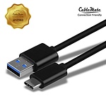 USB-A 3.0 to Type-C 3.1 고속 충전케이블, CM4052 / CU301 (블랙/1m)