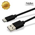 USB-A 2.0 to Type-C 3.1 고속 충전케이블, CM4002 / CU201 (블랙/1m)