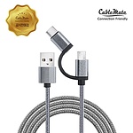 (C타입/5핀) 2IN1 USB 멀티 케이블 1M (CM211)