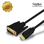 HDMI 1.4 to DVI-D 듀얼 변환케이블, 골드 CM2502 (1.5m)