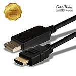 DisplayPort 1.1 to HDMI 1.4 변환케이블, 락킹 커넥터, CM2802 / PH102 (블랙/2m)