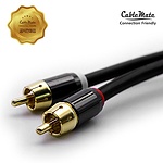 2RCA to 2RCA 케이블, 고급형 무산소동, CM-RCA02 (블랙/1.5m)