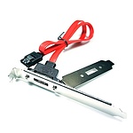 SATA to eSATA 확장 브라켓 0.45M/1port (LP 포함) (CH315)