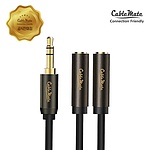 스테레오 케이블 3.5mm AUX 최고급형 무산소동선 Y형 연장 29cm