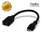 HDMI 2.0 to Mini HDMI F/M 변환 연장 케이블, CM4565 / CM-HCM02 (검정) (0.2M)
