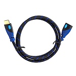 HDMI to HDMI 1.4 M/F 연장케이블, 메쉬 (0.15m)
