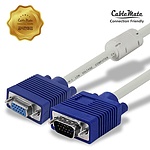 RGB(VGA) to RGB(VGA) M/F 연장케이블, 고급형 CM3058 (베이지/15m)