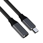 Type-C 3.1 Gen1 to Type-C 3.1 Gen1 M/F 연장케이블, MBF-USBCF015 (블랙/0.15m)
