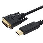 DisplayPort 1.1 to DVI-D 듀얼 변환케이블, 락킹 커넥터, MBF-DPDVC05 (5m)