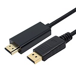 DisplayPort 1.2 to HDMI 1.4 변환케이블, 락킹 커넥터, MBF-DHC330HZ (3m)