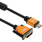 DVI-D 듀얼 to HDMI 1.4 변환케이블, 골드메탈, MBF-DMHMG030 (3m)