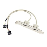 USB2.0 2포트 확장 브라켓 0.5M ( MBF-USB2P05)