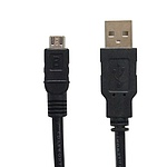 USB-A 2.0 to Micro 5핀 충전케이블, DW-USBM5-1.5M (블랙/1.5m)