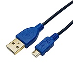 마이크로 5핀 To USB 고속충전 케이블 (제품 선택) (0.3m / (DW-USBM5AC-0.3M)