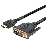 HDMI 1.4 to DVI-D 듀얼 변환케이블, DW-HTODC15 (15m)