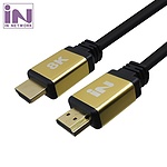 HDMI 2.1 케이블, 골드메탈, IN-H21V05M / INC005 (5m)