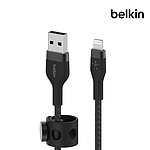 USB-A 2.0 to 라이트닝 8핀 고속 충전케이블, 부스트업 프로 플렉스, CAA010bt1MBK (블랙/1m)
