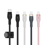 Type-C to 라이트닝 8핀 60W 고속 충전케이블, 부스트업 프로 플렉스, CAA011bt2MBK (블랙/2m)