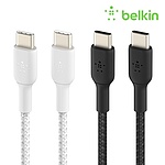 Type-C to Type-C 60W 고속 충전케이블, 부스트업 브레이디드, 패브릭 꼬임형, CAB004bt1MBK (블랙/1m)