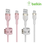 USB-A 2.0 to Type-C 60W 고속 충전케이블, 부스트업 프로 플렉스, CAB010bt1MPK (핑크/1m)