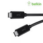 Type-C to Type-C 100W 고속 충전케이블, F2CU052bt1M (블랙/1m)