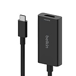 Type-C to HDMI 2.1 M/F 미러링 연장케이블, AVC013btBK (블랙/0.11m)